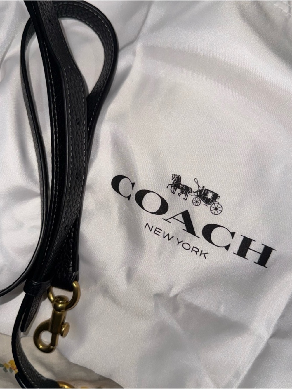 Coach Cary Small Soft Black Pebble Leather Crossbody Bag - Picture 9 of 11